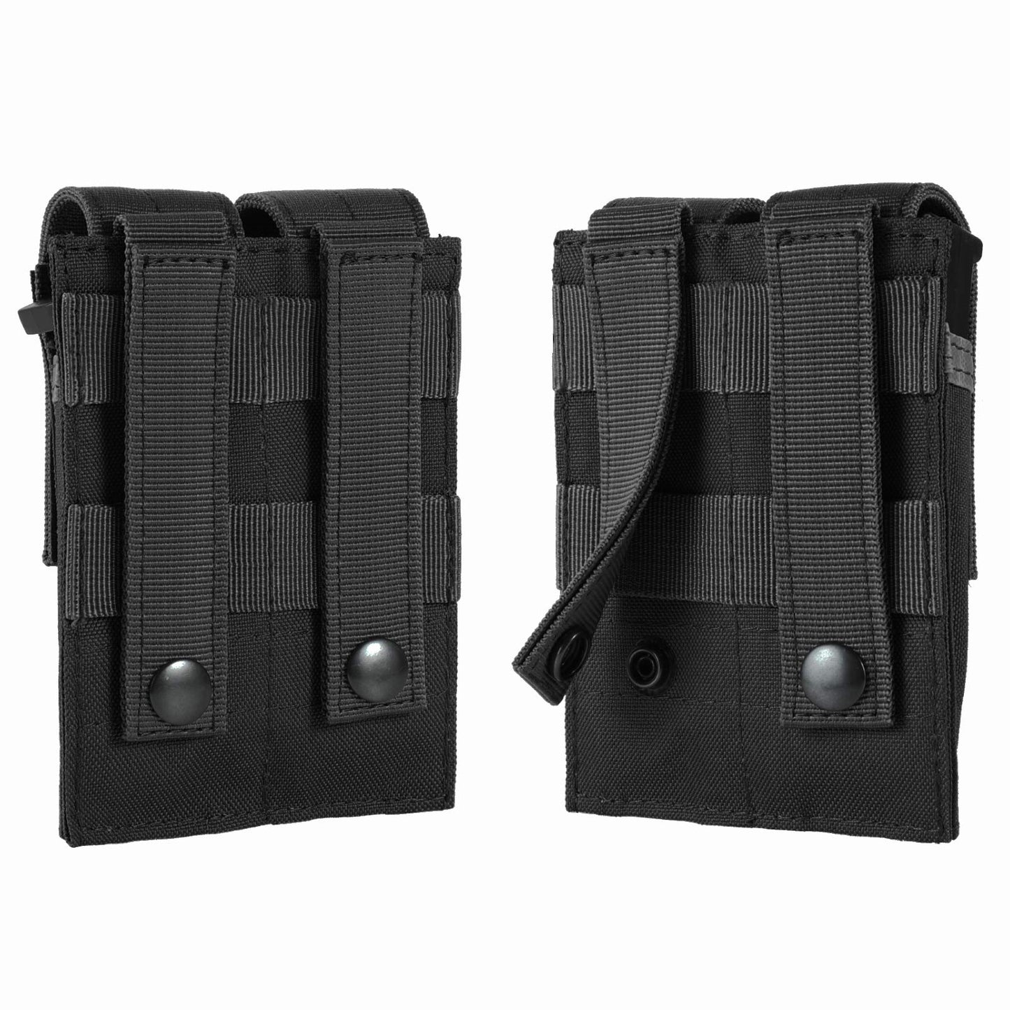 FRTKK Tactical Single/Double Pistol Mag Pouch Outdoor Molle Open-Top Magazine Pouch for Glock M1911 92F