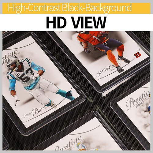 Yodamiack Toploader Binder 4 Pocket - Portable Upgraded Hold 144 Toploaders with Sleeves for 3" x 4" Rigid Card Binder Double Sided PU Card Holder for Sports Card, MTG, TCG, Game