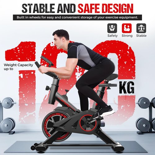 GYM Exercise Bike Light Weight Best Professional Commercial Home Aerobic Air Magnetic Spin Fitness Indoor Outdoor cheap Spinning Cycling Bike, Capacity 120kg, Healthy strong Body