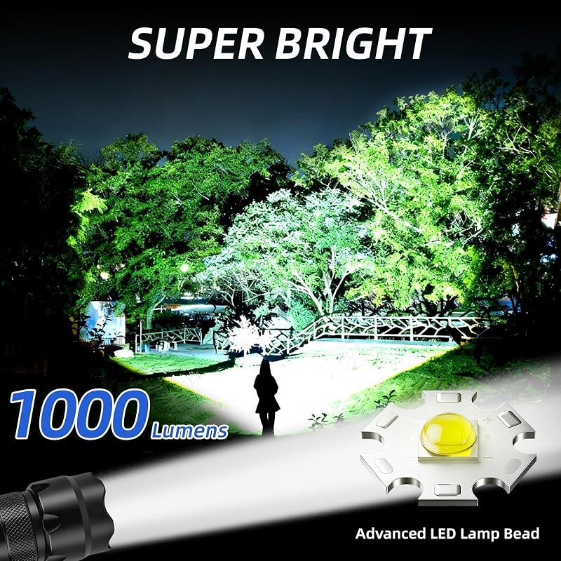 Ultrafire WF-502B Mini 1000 Lumen EDC Tactical LED Flashlight