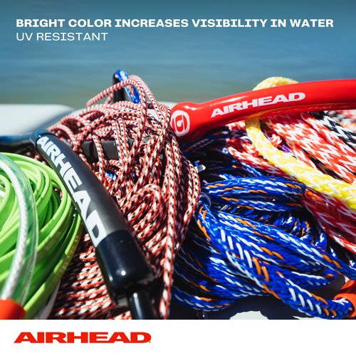 Airhead Wakeboard Rope, 3 Sections, 65-Feet