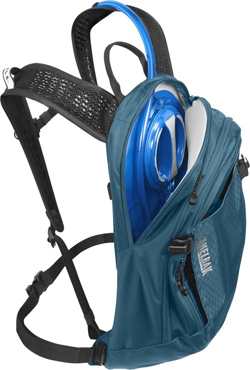 CamelBak M.U.L.E. 12 Mountain Bike Hydration Backpack Moroccan Blue/Black, 100oz