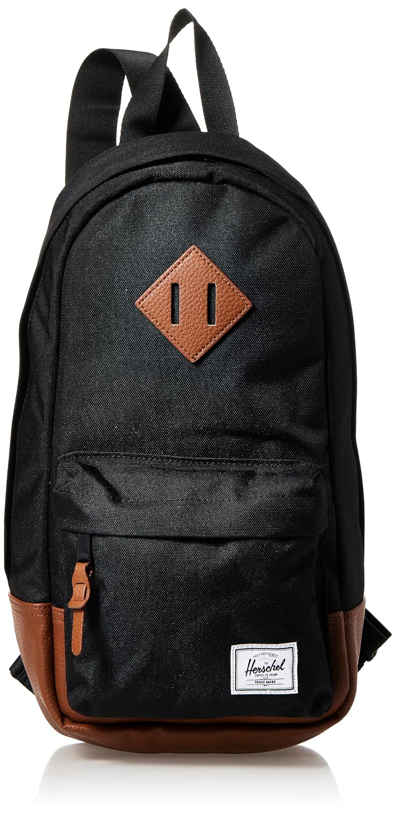 Heritage Shoulder Bag 8L - Black/Tan by Herschel Supply Co. Variation of THIS listing