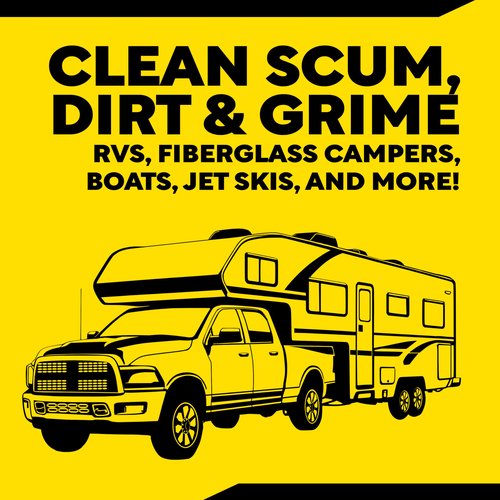 Meguiar's M43 Marine/RV Boat Wash, pH-Balanced Boat/RV Wash for Protecting Fiberglass and Gel Coat, Streak-Free Shine that Keeps Surfaces Clean and Protected, 64 Oz