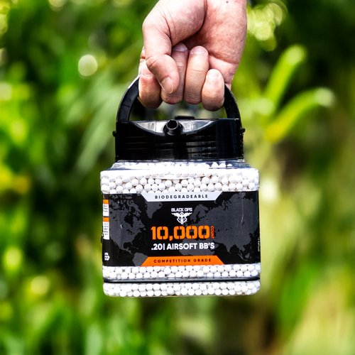 Black Ops Airsoft BBS – 10,000 Count, 6mm .20g Precision Ammo for AEG & Sniper Rifles
