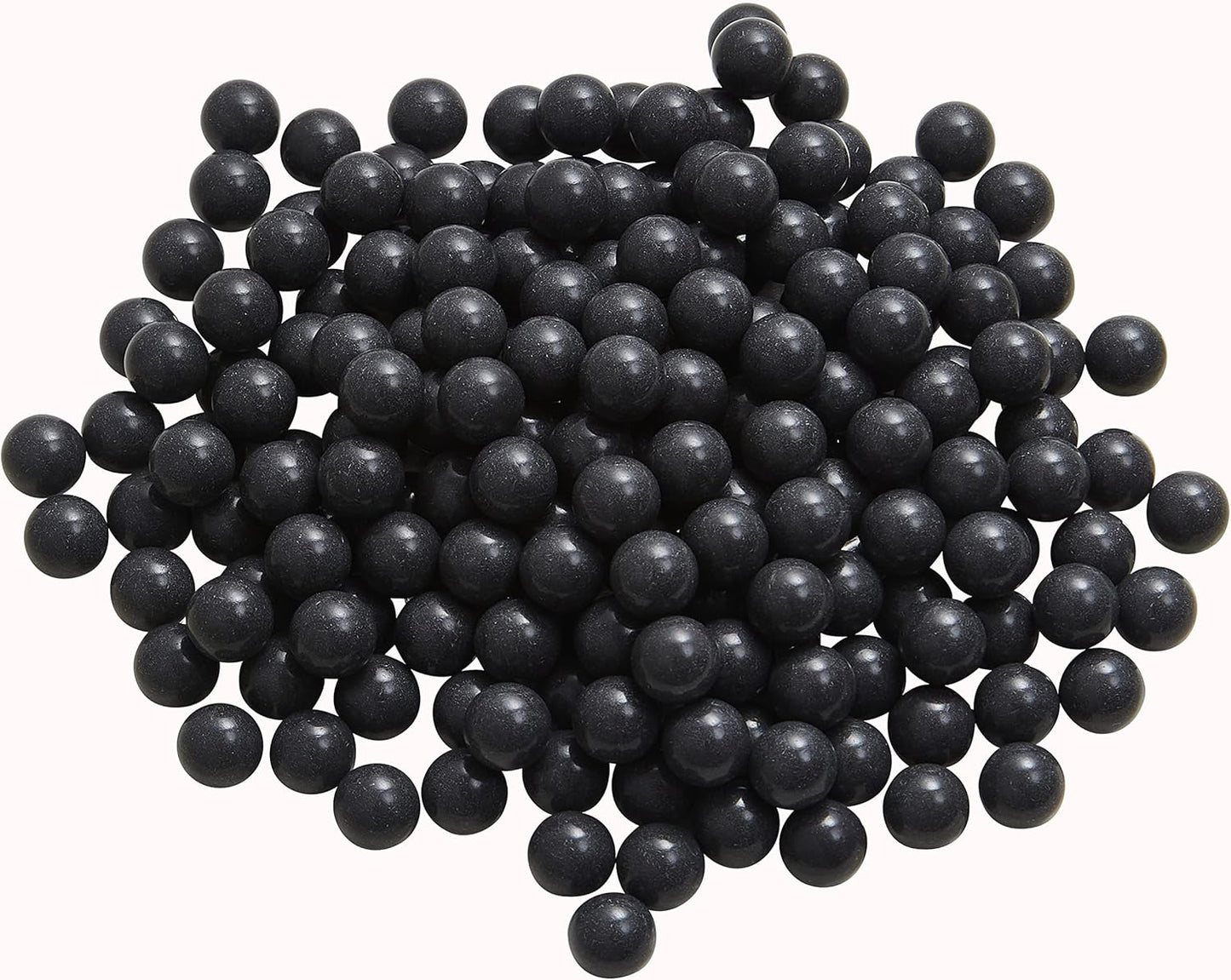 200 Rounds .43 Caliber Hard Plastic Nylon Paintball Ammo Projectiles for Target Practice and Self Defense