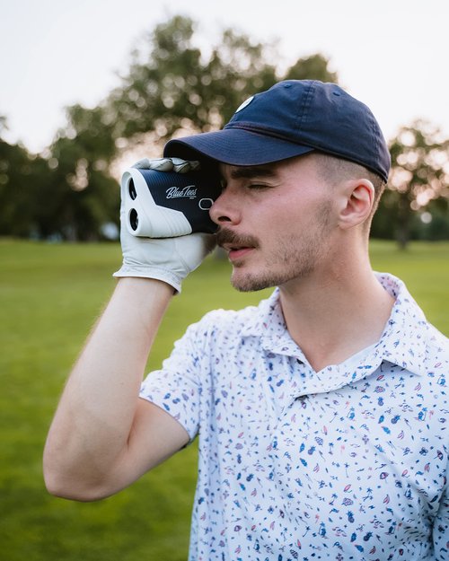 Blue Tees Golf Series 2 Pro Plus Golf Rangefinder with Slope Switch - 800 Yards Range Finder, 6X Magnification Laser Rangefinder, Advanced Flag Pole Locking with Pulse Vibration