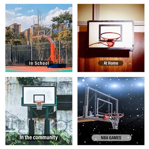PSLER Basketball net Outdoor, Basketball Hoop net White Standard Basketball net Measures 22 inches and has 12 Loops, suitables for Indoor and Outdoor Professional Competition.