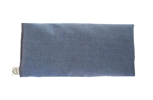 Peacegoods Scented Lavender Eye Pillow - 4 x 8.5 Soft & Soothing Cotton - Weighted Warming use for Yoga Massage Sleep Relaxation - Naturally Calming Colors - Made in USA - purple lilac