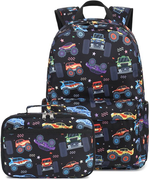 CAMTOP Backpack for Kids, Boys Girls Preschool Backpacks with Lunch Box Toddler Kindergarten School Bookbag Set