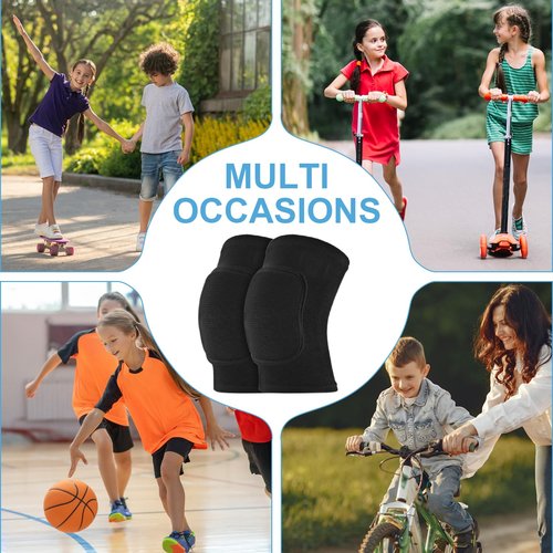 Kids Elbow Pads, Breathable Compression Sleeve Soft Elbow Brace Boys, Girls, Junior Youth, Elbow Protector for Volleyball Basketball Skating Dancing Crawl Skiing Cycling