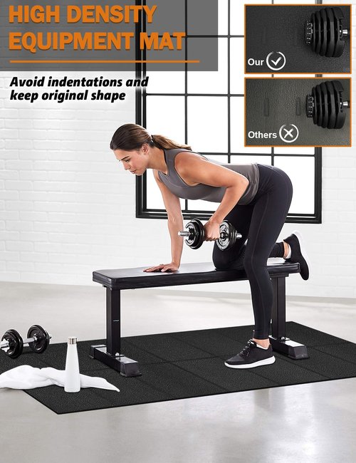 Treadmill Mat,68" x 24",4mm Thickness Exercise Equipment Mat for Carpet Hardwood Floors, Compatible with Walking Pad,Spin Bike,Elliptical Trainer,Rowing Machine