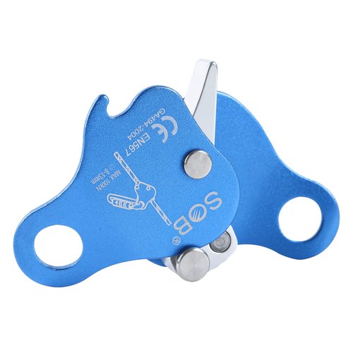 SOB Climbing Fall Protection Device The Riser Protects The Aluminum Magnesium Alloy Rope Clip, which is Used for high-Altitude Operation and Rescue During Climbing Rocks