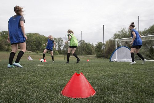Kwik Goal Jumbo Disc Cones (Blue, Pack of 12) , 6-Inch x 11-Inch