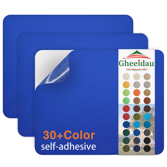 Gheeidau Canvas Repair Patch 9×11 Inch 3Pcs Waterproof Self-Adhesive Fabric Repair Patch for Tents,Boat Cover,Pop Up Canopy,Patio,Bags,Car Seats,Sofas,Furniture Cover(Royal Blue)