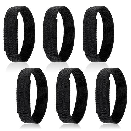 6 Pcs Black Boot Blousers Snake Elastic Military Boot Straps Bands Army Blousing Straps Ankle Hook and Loop for Men Women Hunting Gardening Hiking Cycling Fishing Military Army Uniforms
