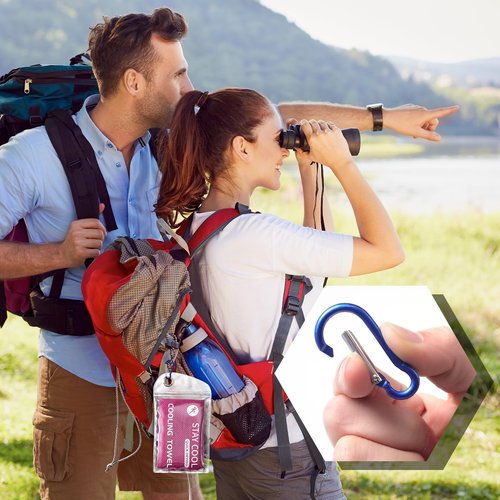 Ymomode Cooling Towels - 5 Pack Gym Towels, Gym Towel for Working Out, Yoga Towel, Quick Dry Towel for Running, Camping, Fitness & More Activities