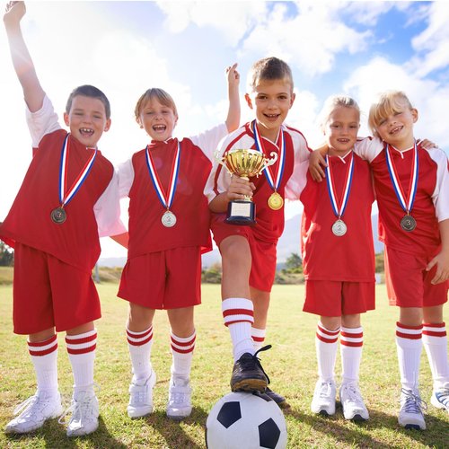VICROIC 6 Pcs Gold Silver Bronze Award Medals for Kids Adults, 1st 2nd 3rd Winner Metal Medals, Gold Silver Bronze prizes for Classroom, Sports, Competitions, Tournaments, Party, 2 Inches (6)