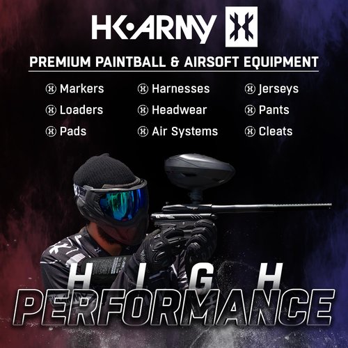 HK Army 20oz Aluminum CO2 Tank - High Pressure Compressed Air System for Paintball & Airsoft Gear - Black