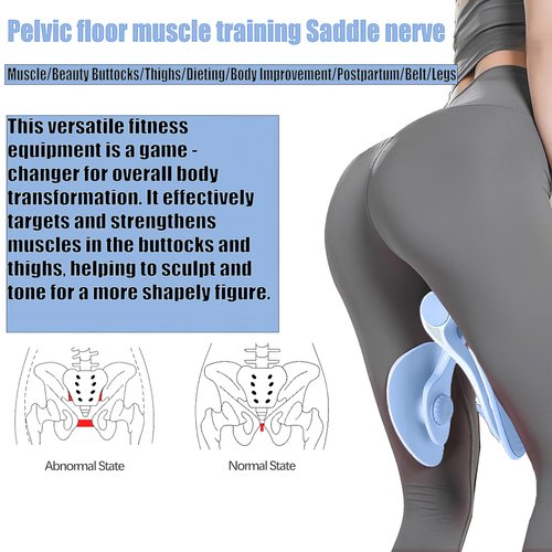Premium Thigh Master & Kegel Exerciser - Adjustable Resistance Pelvic Floor Trainer, Inner Thigh Toner & Home Workout Equipment for Muscle Strengthening & Toning