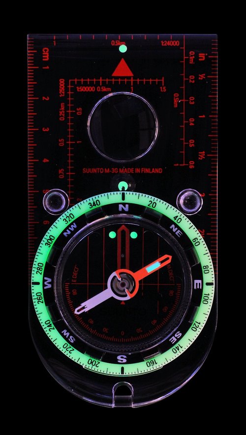 Suunto M-3 G Compass For Globetrotters, One Size, Global Metric,white
