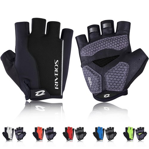RIVBOS Cycling Gloves Bike Gloves for Men Women with Anti-Slip Shock-Absorbing Pad for Bicycle/Workout/Road Bike/Gym/Driving CHG002