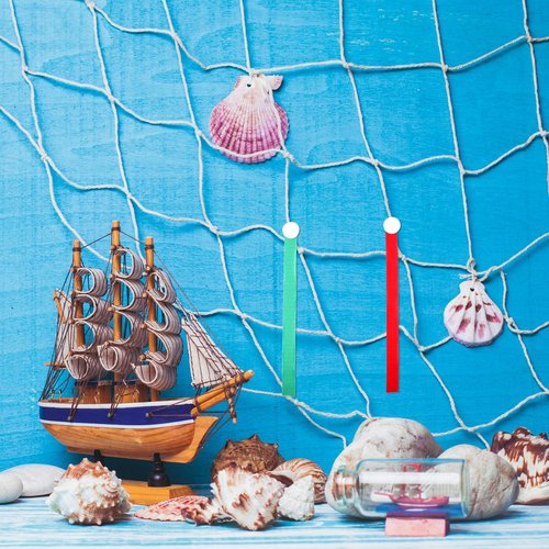 4 Sets Nylon Air Flow Tels Flow Rope with 7 Sheets Adhesive Discs Sailboat Wind Direction Indicators for Sail