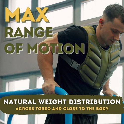 Sierra Weighted Vest for Workout – Enhance Strength Training & Endurance - 15LBS
