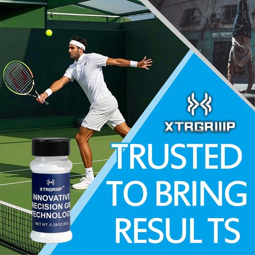XTRGRIIIP Grip Enhancer Replacement for Liquid Chalk, Pole Grip, Gym Chalk, Workout Grip, Golf Grip, Tennis Grip, Racket Grip, Climb Chalk, Gymnastics Grip, Weight Lifting Chalk, Bat Grip, Anti-Slip