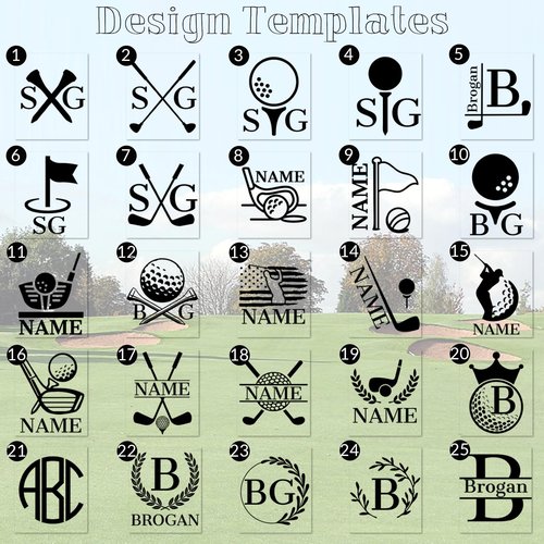 xrlsg Personalized Golf Tee Holder Custom Leather Golf Tee Bag Gift for Golf Lover Daddy Husband Fathers Day Golf Accessories for Men