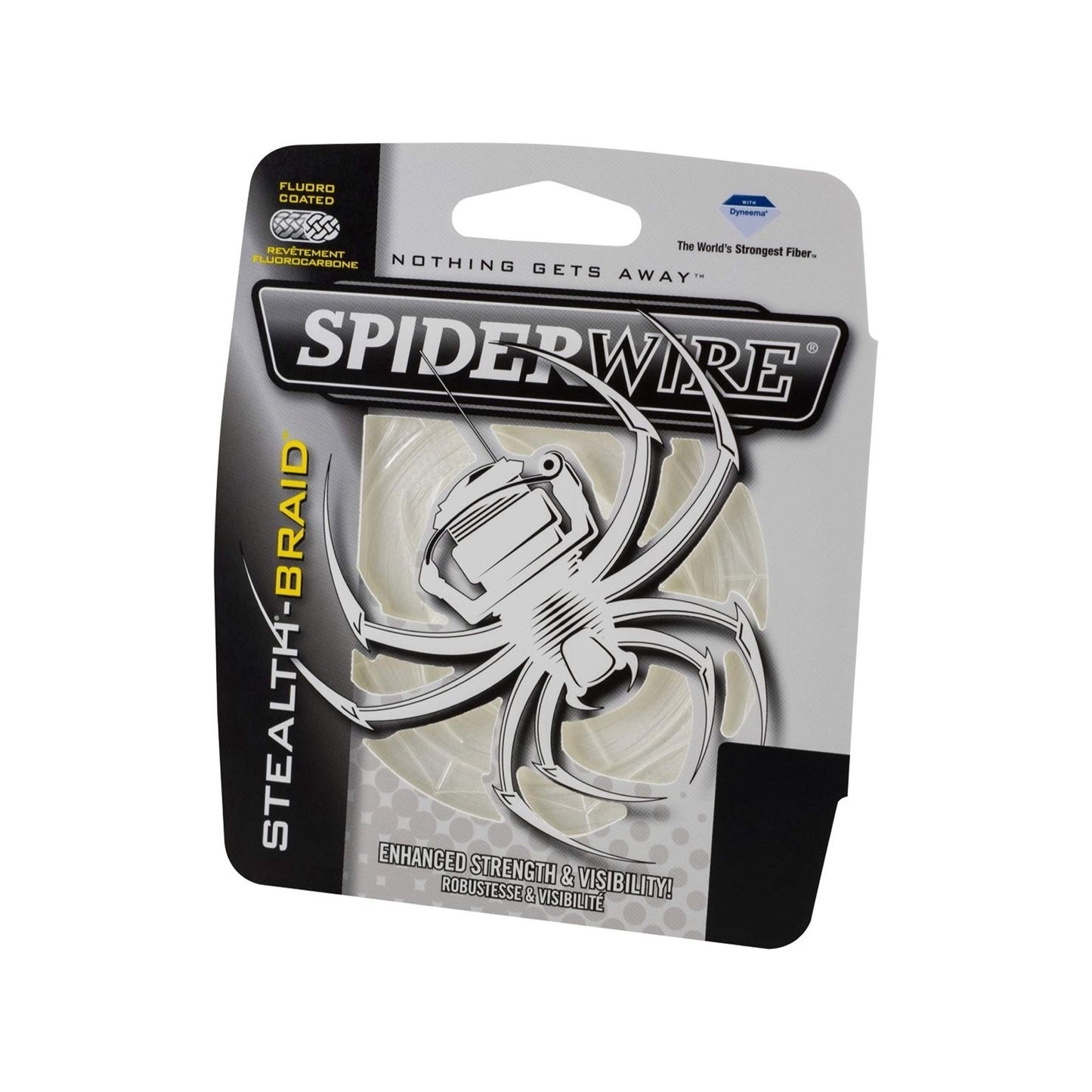 SpiderWire Stealth® Translucent Braided Fishing Line, 40lb | 18.1kg, 125yd | 114m Fishing Line, Suitable for Saltwater and Freshwater Environments