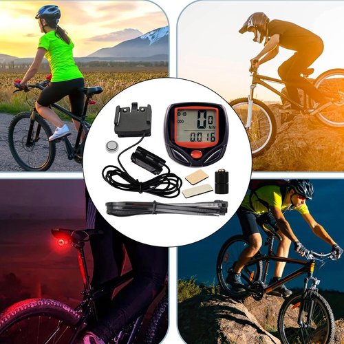 Bikes Mileage Tracker - LCD Display Waterproof Bikes Speedometer | Bicycles Odometer | Speedometer Bicycles Speedometer | Clear Data Bikes Computer, Cycling Supplies for Scooters