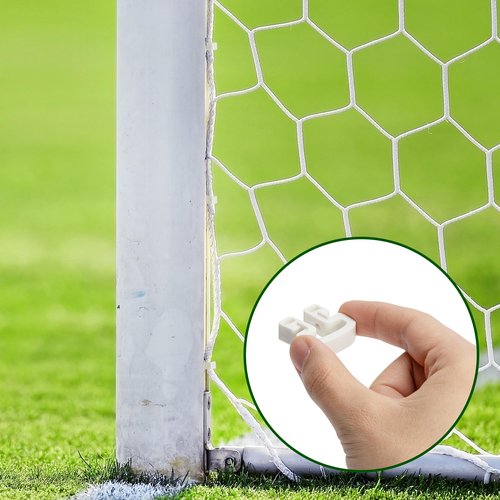 RunNico 50Pcs Soccer Net Clips, Goal Net Clips, Plastic Football Net Clip for Soccer Training and Gaming Attachment