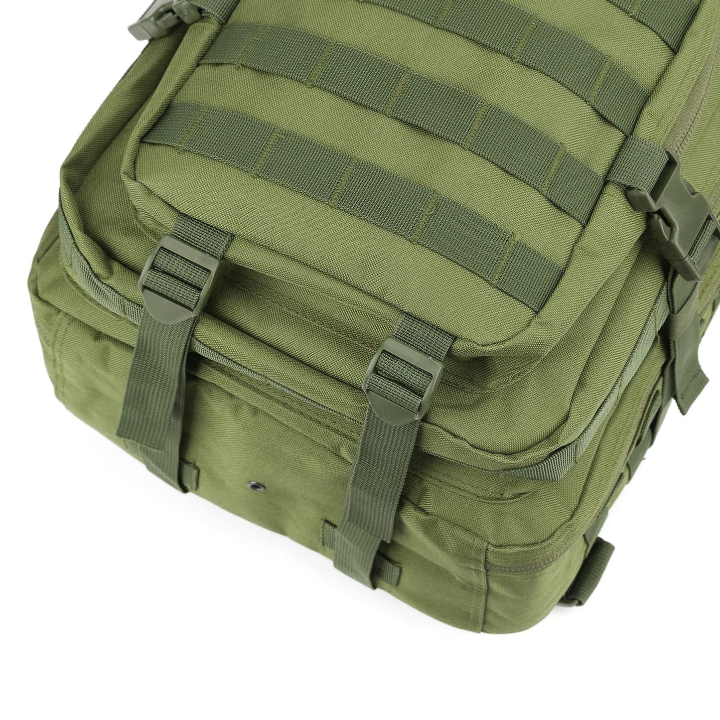 REEBOW GEAR Military Tactical Backpack for Men Large Army 3 Day Assault Pack Molle Hiking Daypack Bag (Green)