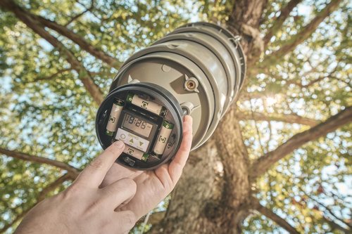 Moultrie All-In-One Hanging Deer Feeder | 5-Gallon | Collapsible Bucket | Digital Timer
