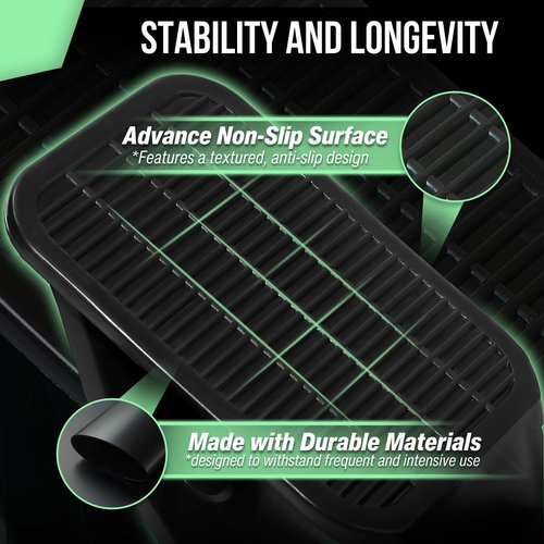 FitnessX Foot Rocker - Durable Calf Stretcher for Achilles Tendon Relief, Plantar Fasciitis Recovery, and Ankle Pain Support, Calf Exerciser, Strengthener – Non-Slip Design for Home, Gym