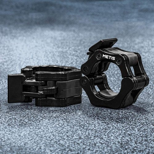 METIS Complete Gym Equipment Set - 1x Power Cage, 1x Olympic Barbell, 1x Weightlifting Bench, 2X Barbell Locking Clips, 2X 5kg, 10kg, 15kg, 20kg & 25kg (PU Plates (Complete Set))