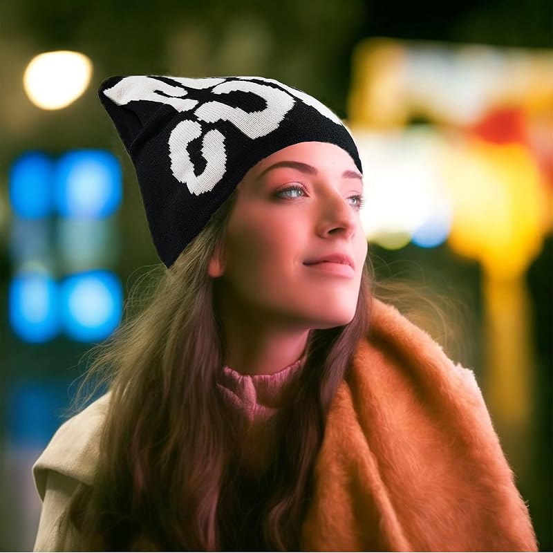 MEA Culpa One-Size Beanie for Men and Women with Double-Knit Warm Lining