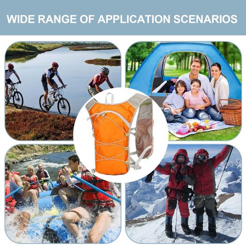 Running Hydration Vest - Water Bladder for Women & Men | Running Vest Phone Holder | Running Hydration Vest Waterproof Phone Pouch | Chest Pack Gear for Women Hiking Marathons