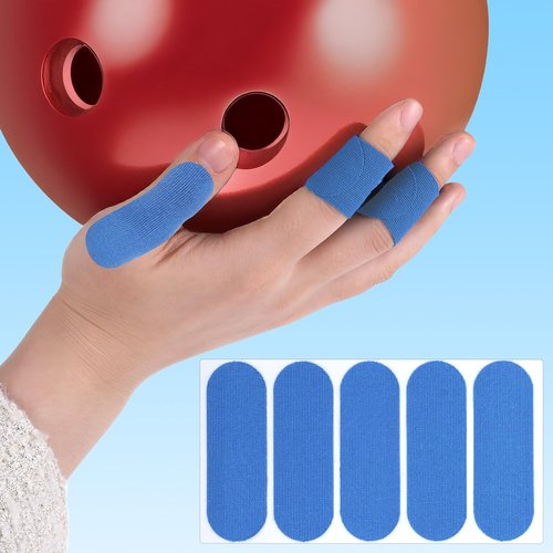 HaiFafafaing 150 Pcs Bowling Thumb Tape Adhesive Bowling Finger Tape Protector Protective Performance for Bowlers Exercise Sport Pre Cut 2.91x1in