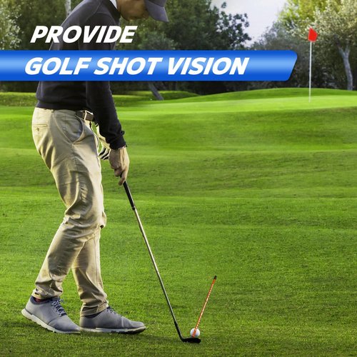 Craftsman Golf Club Face Alignment Tool for Aiming, Golf Magnetic Alignment Rods for Golf Training Aid Face Pointer 10" Blue