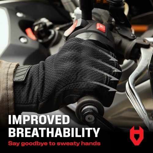 NoCry Tactical Gloves for Men with Flexible Knuckle Guards – Durable Design with Reinforced Palms and Stitching – Perfect Combat Gear with Touchscreen Compatible Fingers