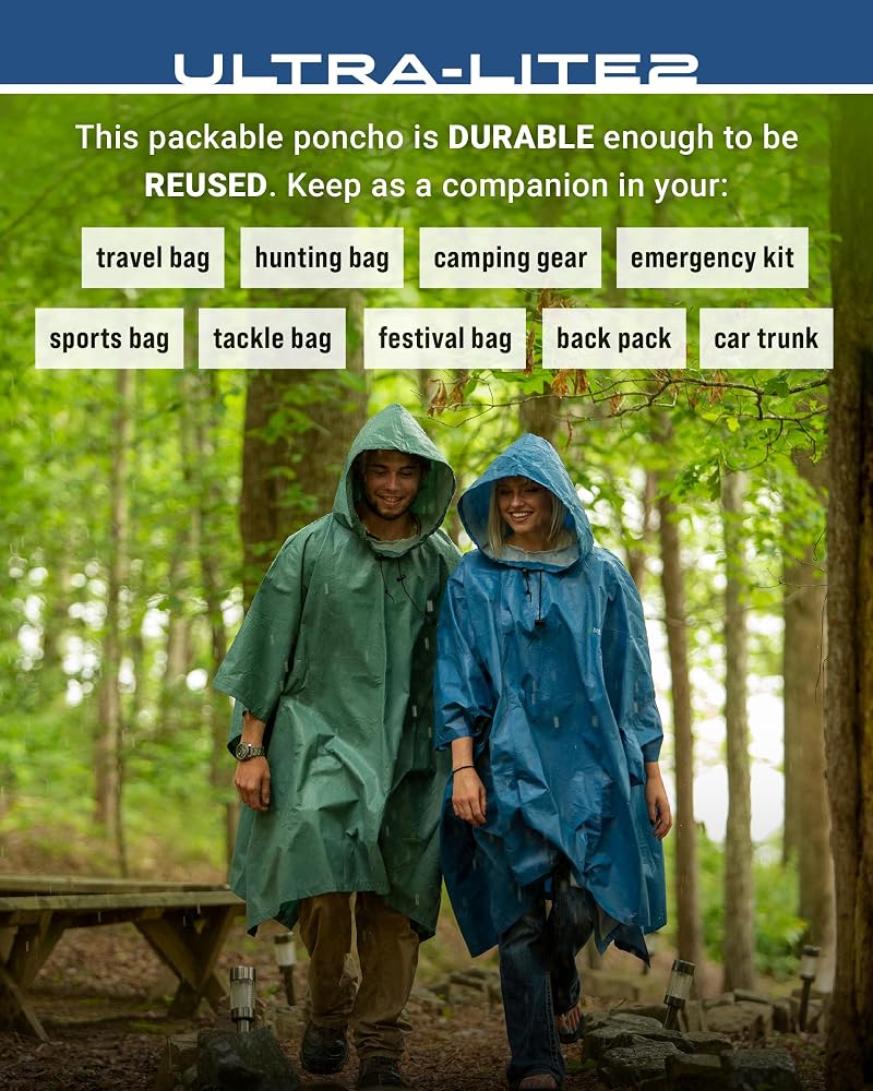 Ultra-Lite2 Waterproof Breathable Poncho