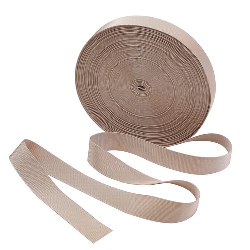 Devobunch Heavy Duty Nylon Webbing - 1.5 Inch Nylon Strapping for Outdoor DIY Gear Repair, 1.5 Inch by 10, 25, or 50 Yards (10 Yard, 1.5'' Tan)