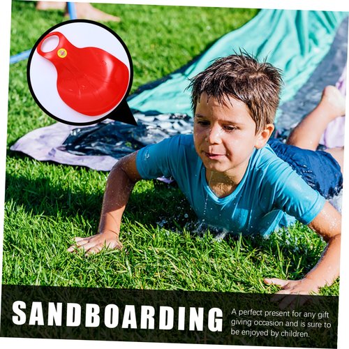 BESPORTBLE 3pcs Boys and Girls Snow Sleds Skiing Board Grass Sliding Sleigh Slider Thickened Boys and Girls Sleds Comfortable Handle