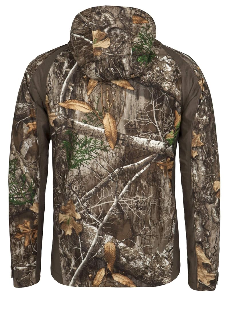 ScentBlocker Drencher Lightweight Waterproof Camouflage Hunting Rain Jacket – Realtree Edge, X-Large