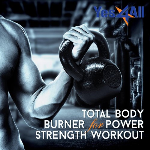 Yes4All 35 lb Kettlebell Cast Iron for Dumbbell Weights Exercises, Gym, Fitness, Full Body Workout Equipment Push up, Grip and Strength Training