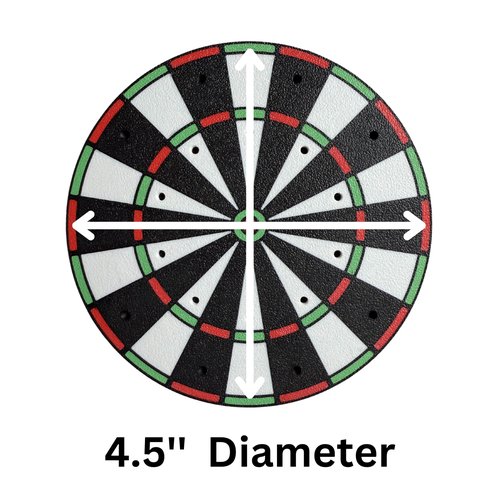 Dart Board Holder & Darts Organizer – Portable Darts Storage Stand and Dock for Game Room, Man Cave, Bar & Home (4.5 inches)