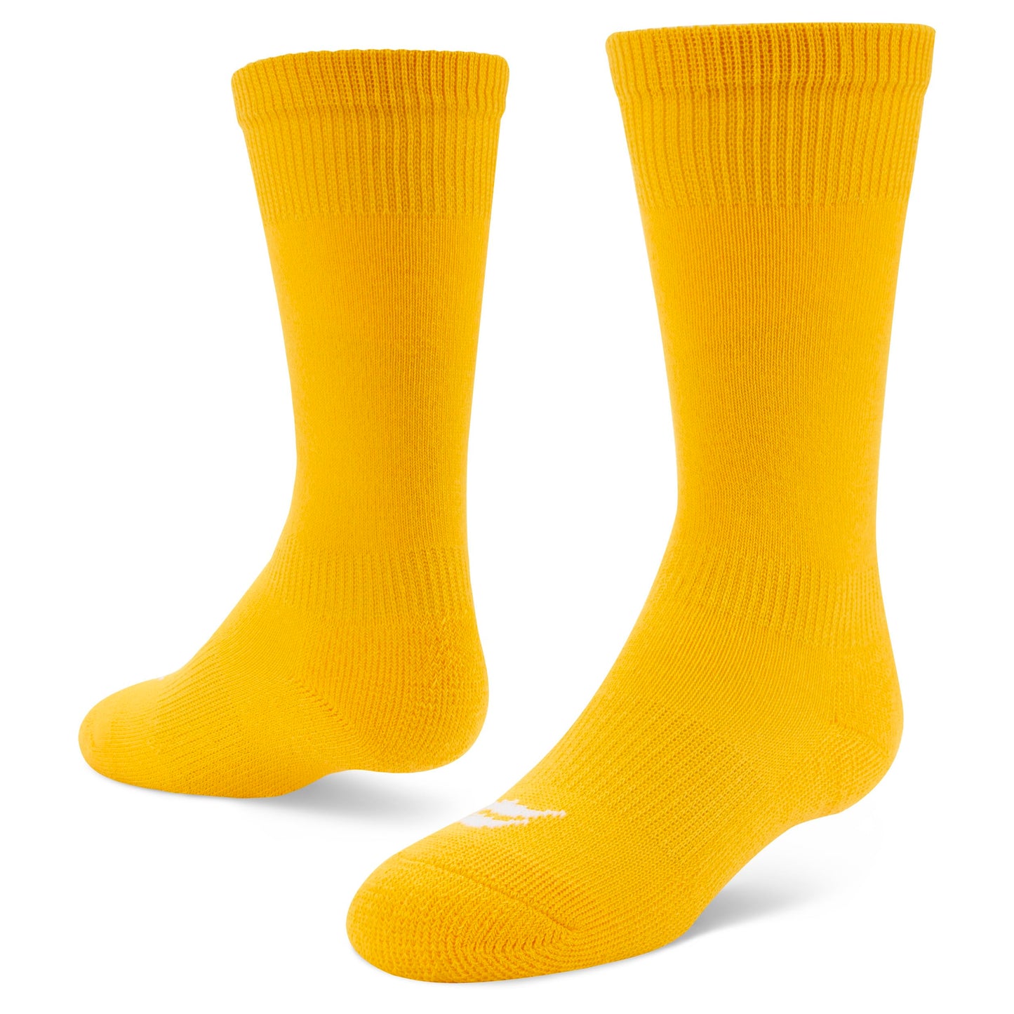 Sof Sole Baseball/Softball Over-the-Calf Team Athletic Performance Socks (2 Pair), Small, Gold