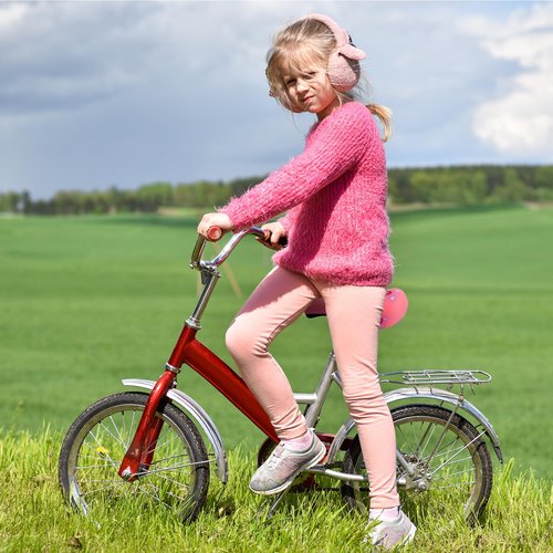 WEEROCK Kids Bike Seat, Child Bike Seats for 14" 16" 18" 20" 24" Kid Bicycle, Kids Bike Replacement Saddle for Boys Girls Bicycles, MTB, Pink